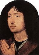 Hans Memling Portrait of a Young Man at Prayer Sweden oil painting artist